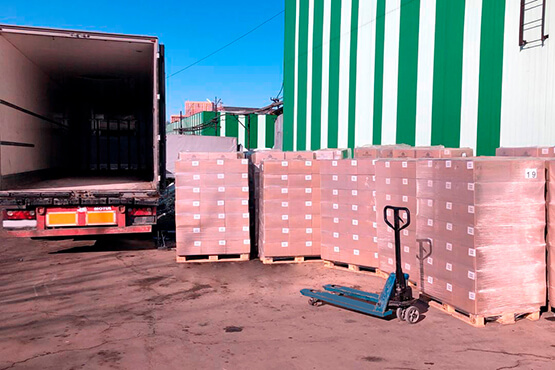 Перегрузка груза на паллетах в Москве - Партнер