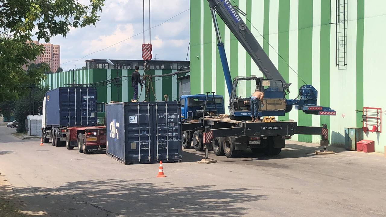 Перегрузка негабаритных грузов за 10000 ₽ в Москве и области